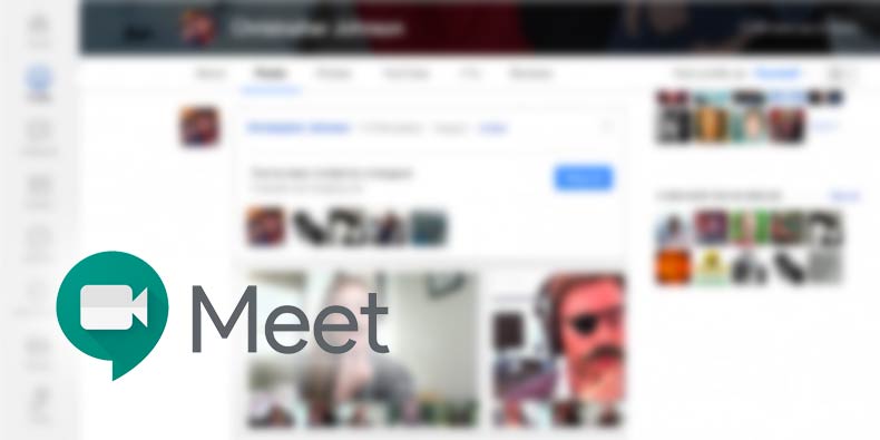 Google Meet integration screenshot