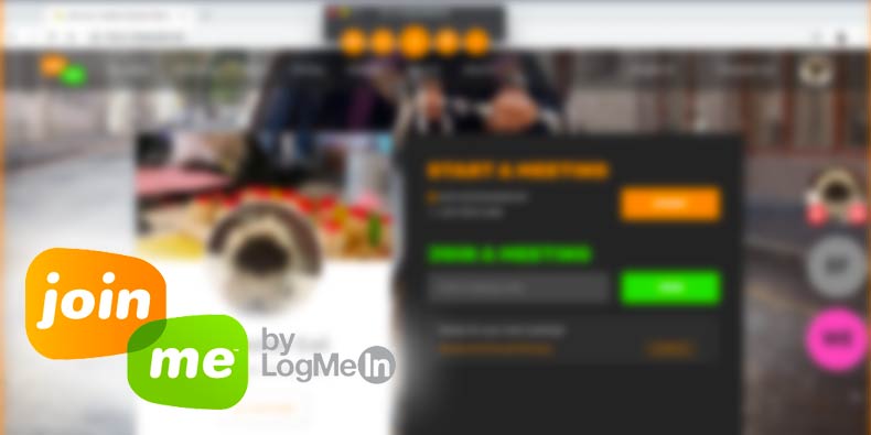 Join.me integration screenshot